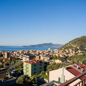  Appartamento 093 - Casa Panorama, Vista Mare E Vista Portofino, 500 Metri Centro Di Chiavari, Posto Auto Gratis Incluso